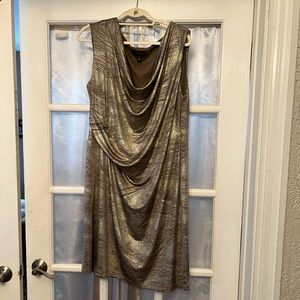 Muted Gold dress in 16W